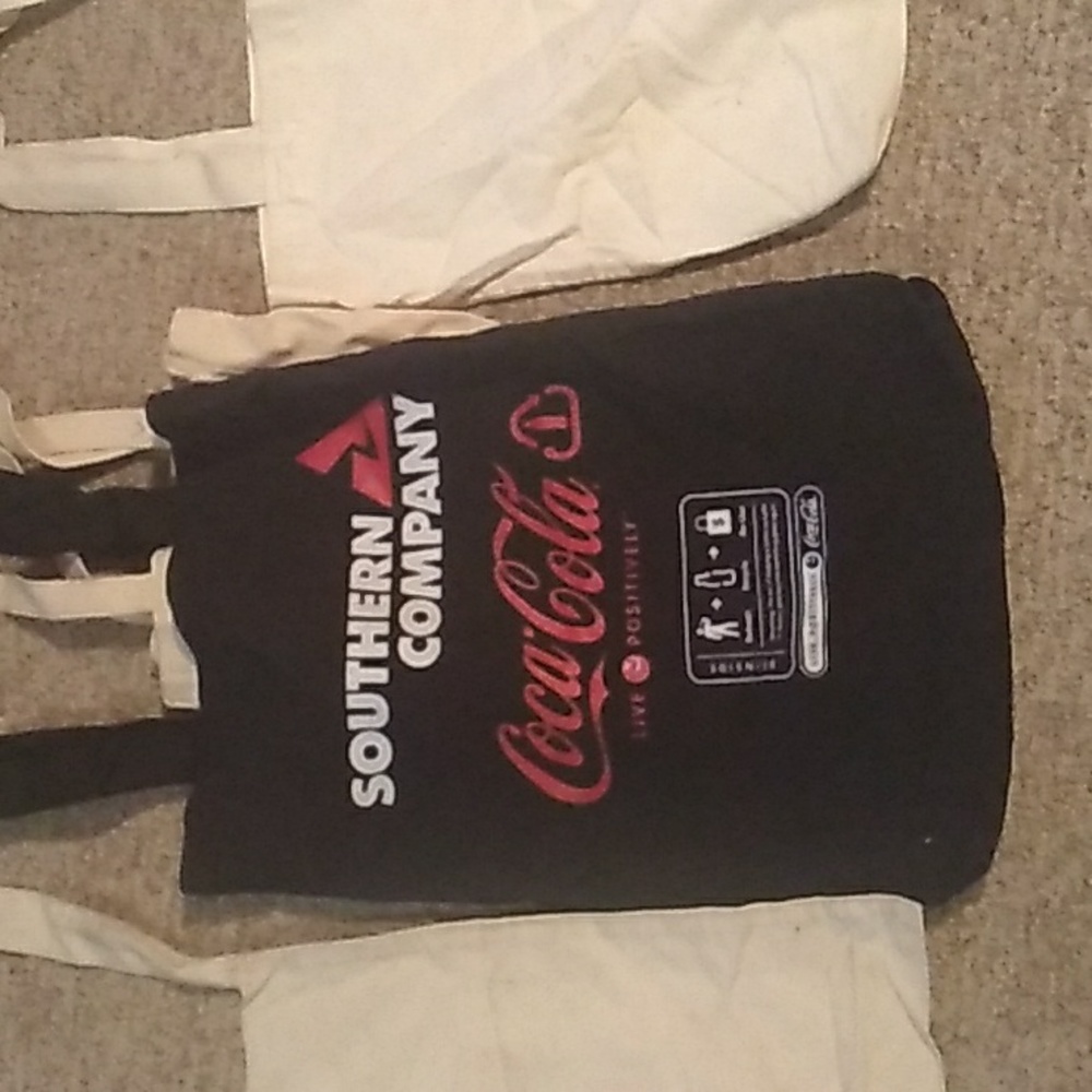 ⚜️ Coca-Cola TOTE  2008 Saint Paul/Minneapolis Republican Convention BLACK